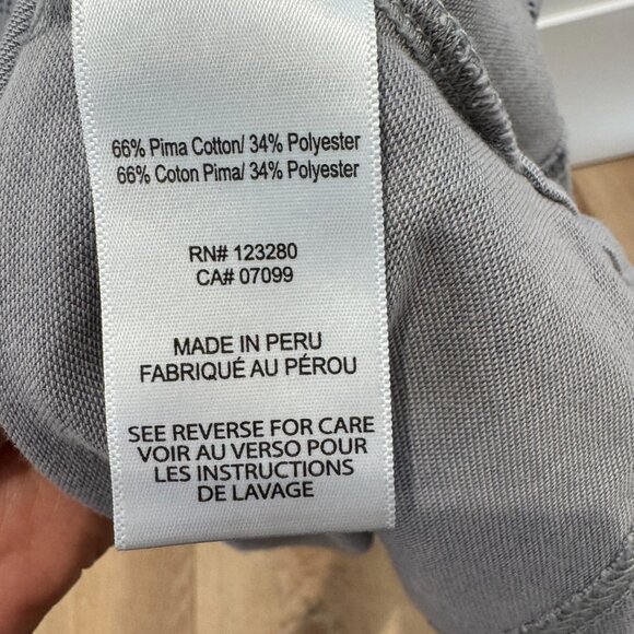 TravisMathew Men’s Grey Micro-Print Golf Polo Shirt – Size XL - Picture 5 of 12